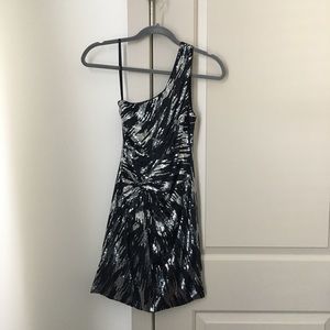 Venus sequin one shoulder cocktail dress| XS